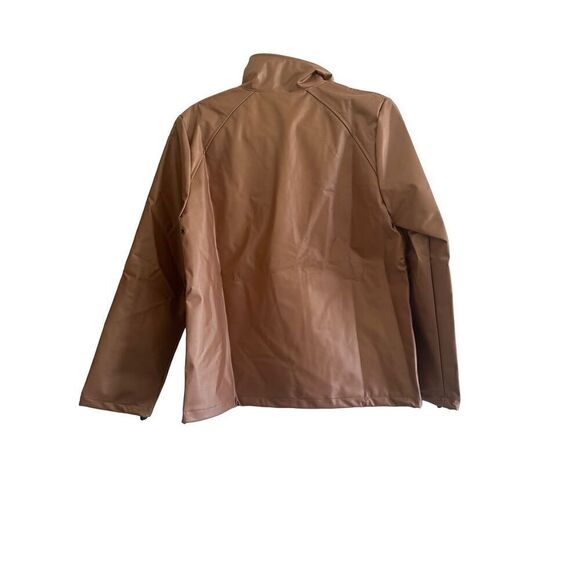 NWT V Force Collection By New Designer Space CLASSIC UTILITY JACKET  COPPER SOLI - Picture 2 of 13